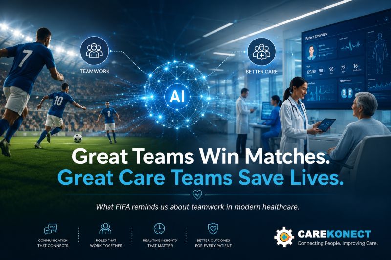Great Teams Win Matches. Great Care Teams Save Lives. blog image